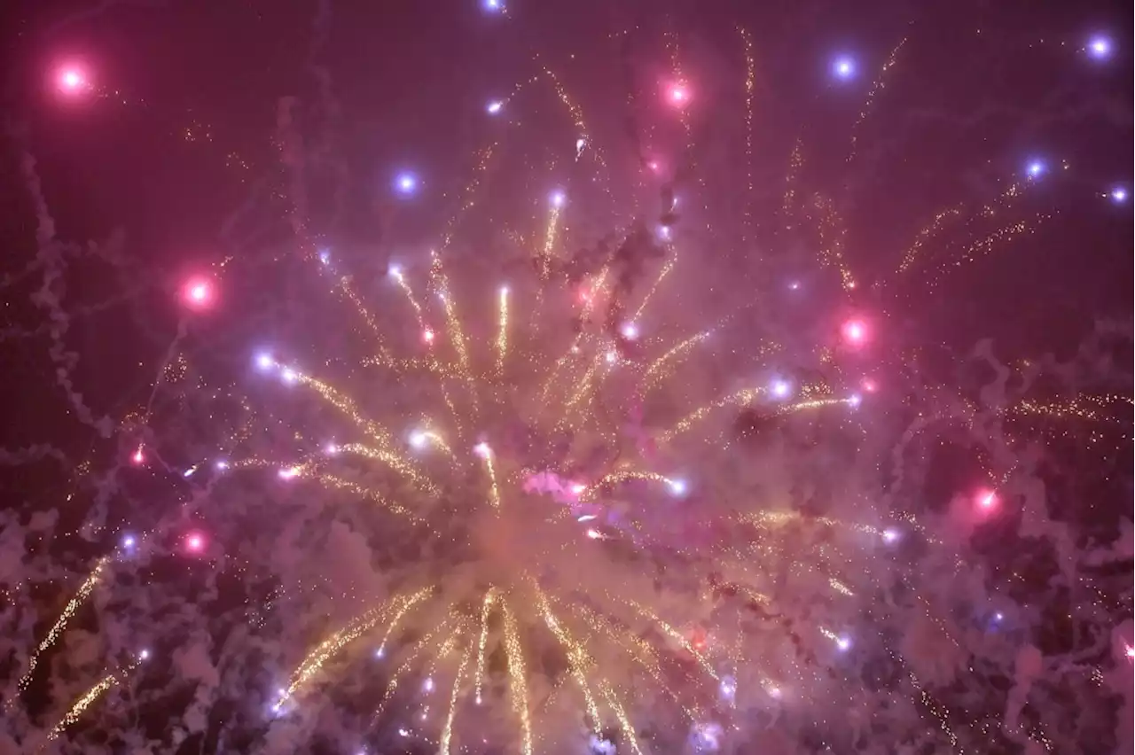 Group of drivers stopped on Bay Bridge, then lit aerial fireworks