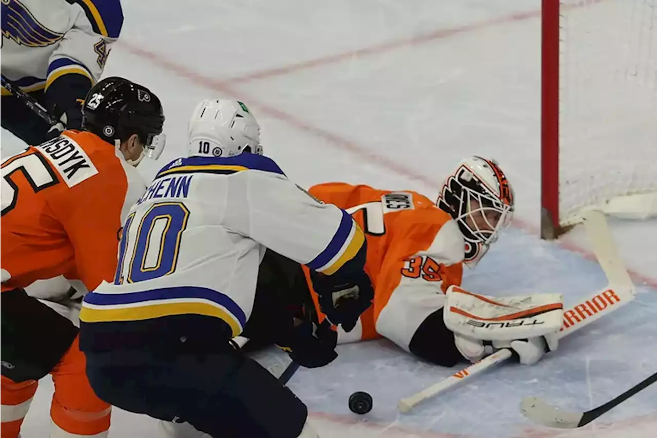 Flyers fall to the St. Louis Blues, 4-1, for sixth straight loss