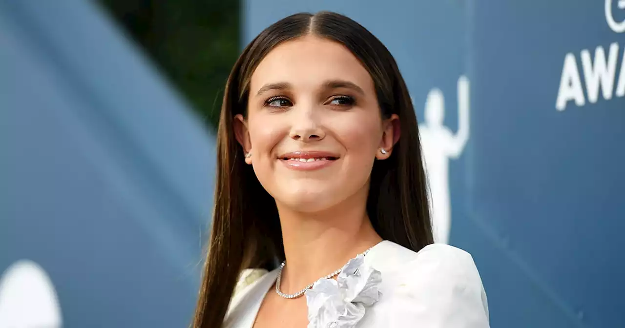 Millie Bobby Brown Sparkles in Cutout Couture For Her 18th Birthday