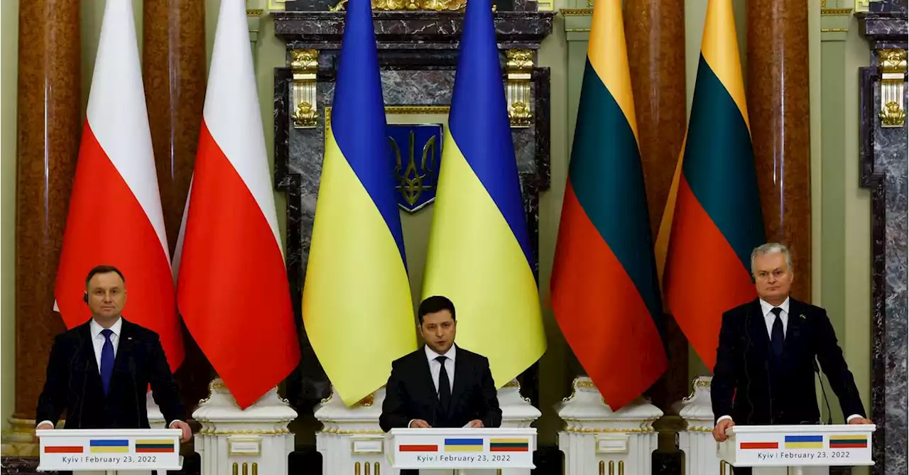 Poland and Lithuania say Ukraine deserves EU candidate status due to 'current security challenges'