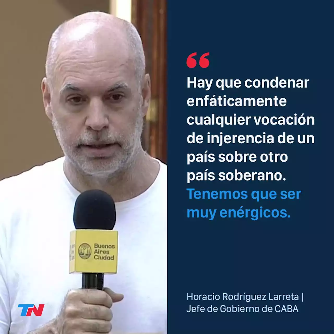 Rodríguez Larreta le pidió al Gobierno que “condene enérgicamente” el avance de Rusia en Ucrania