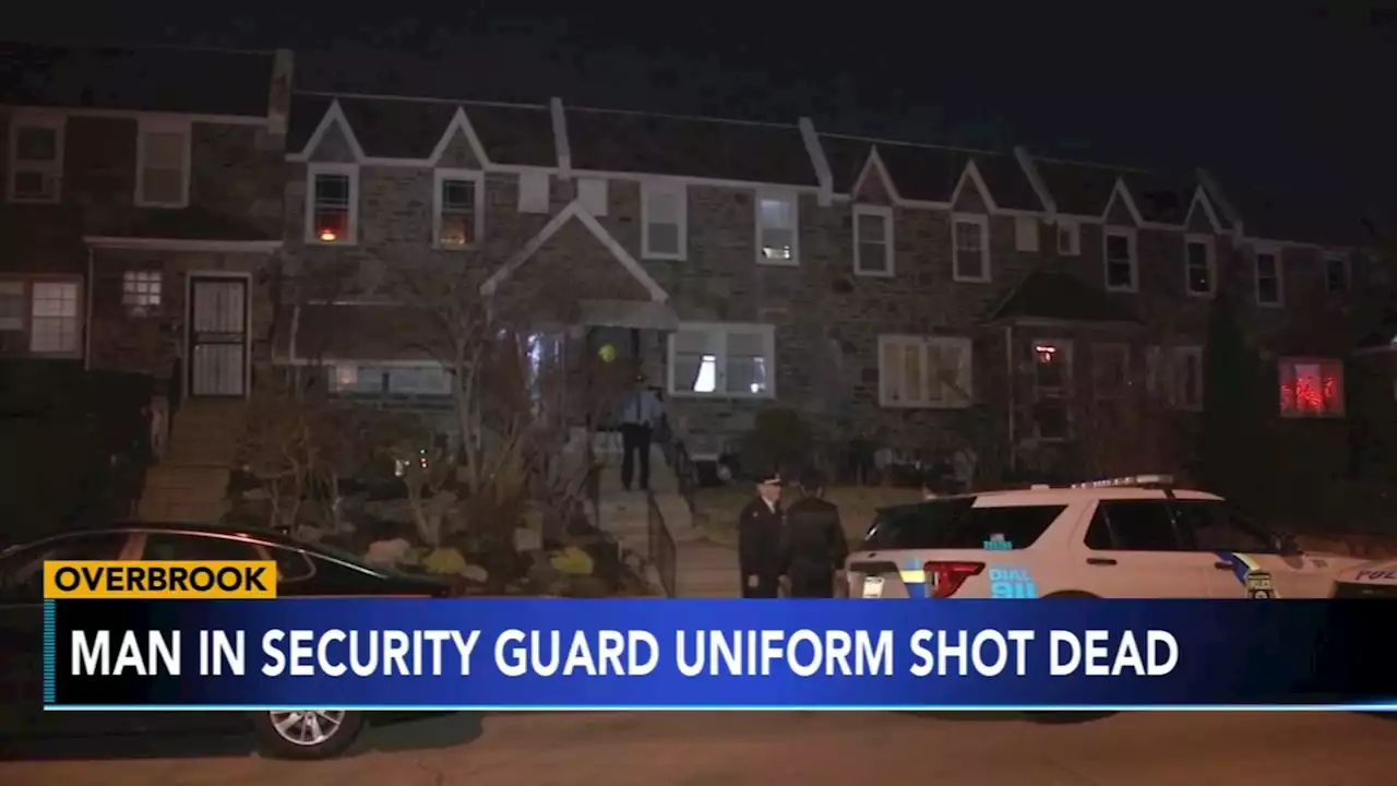 Security guard found shot to death inside Overbrook home