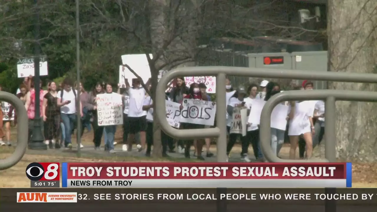 Troy Students Speak out About Sexual Assault in Protest - Alabama News