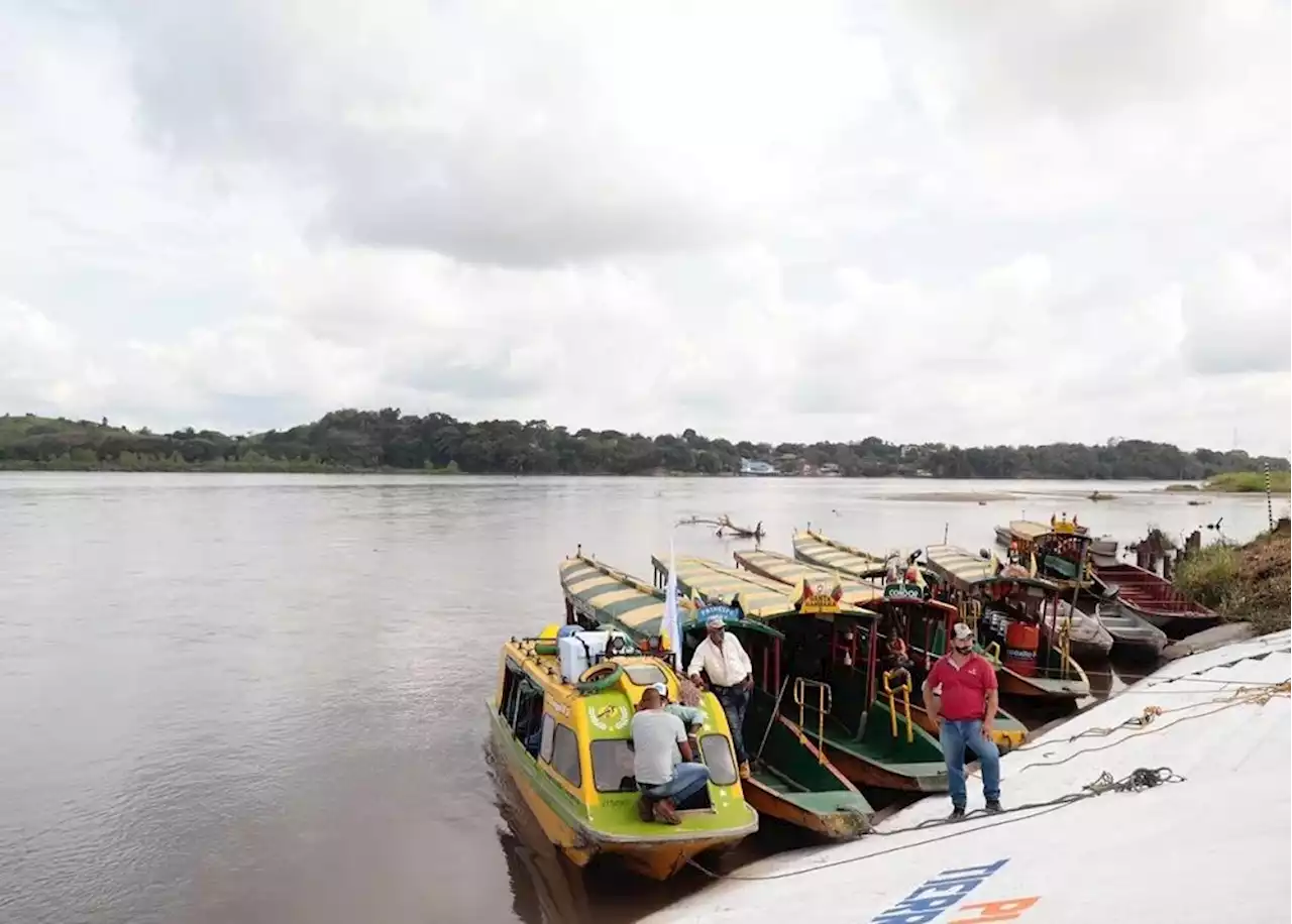 Paralizado el transporte de pasajeros y mercancías por el río Magdalena por paro armado del ELN