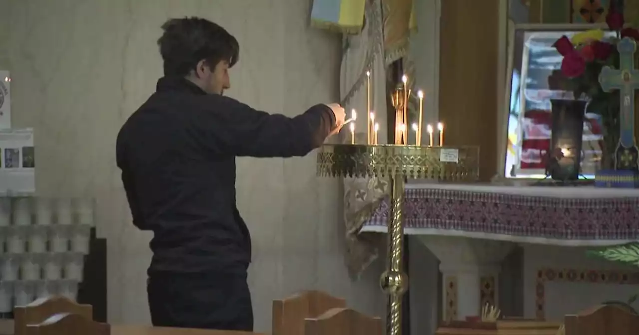 Prayers offered for Ukraine at East Village Catholic church; 'Please help us'