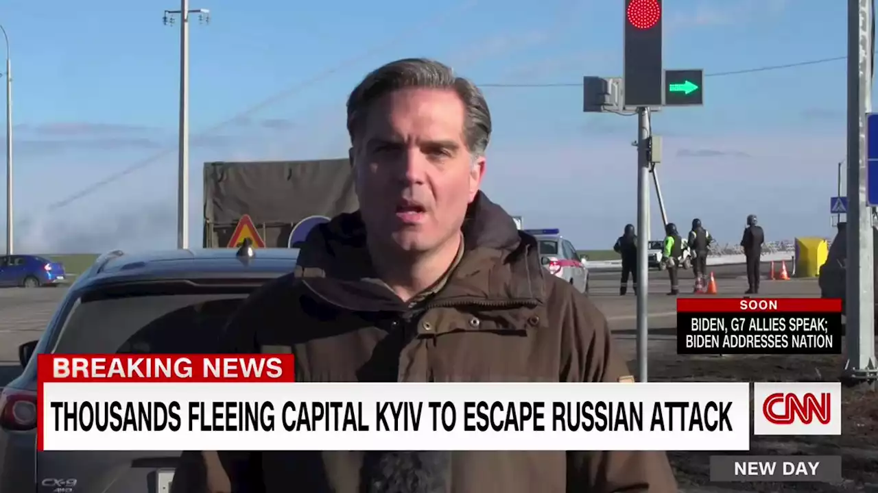 CNN sees more military rockets that appear to be fired from Russian territory into Ukraine