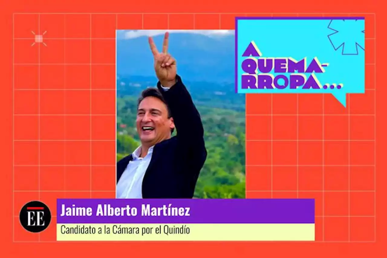 Jaime Alberto Martínez, el ‘tiktoker’ que quiere llegar a la Cámara por el Quindío