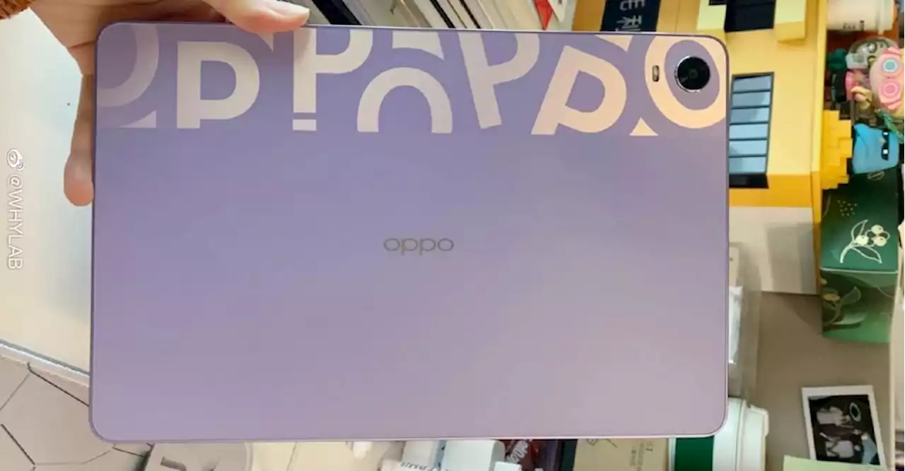 OPPO Pad ถูกปล่อยภาพหลุดเครื่องจริงออกมาแล้ว ก่อนเปิดตัวในวันที่ 24 กุมภาพันธ์นี้