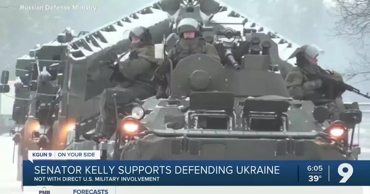 Sen. Kelly favors support for Ukraine but no U.S. troops there