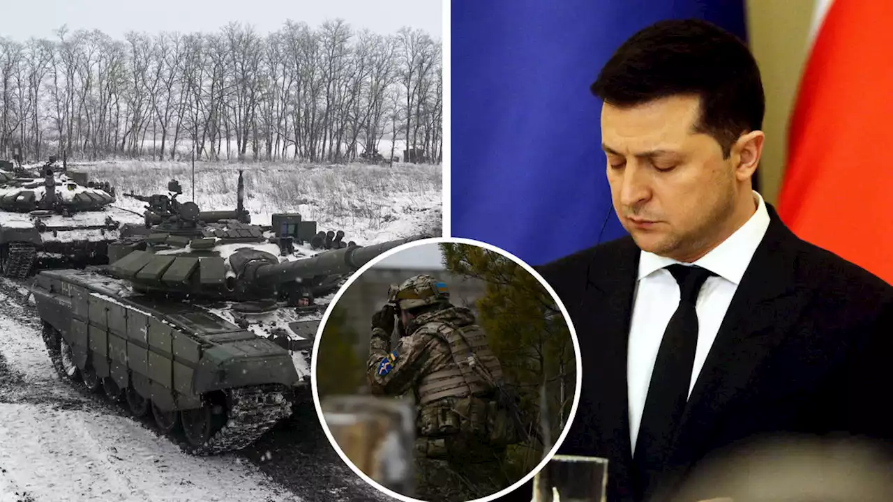 'We want peace': Emotional plea from Ukrainian president as Russian invasion 'imminent'