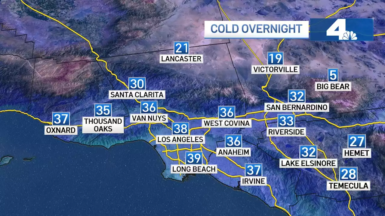 Last Blast From Winter Storm Closes 5 Freeway North of LA