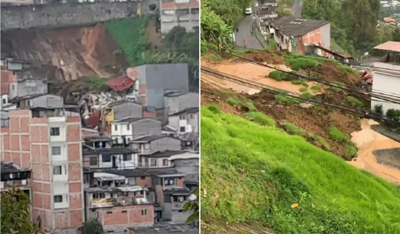 Deslizamiento en Manizales deja, al menos, 4 heridos y varios desaparecidos - Pulzo