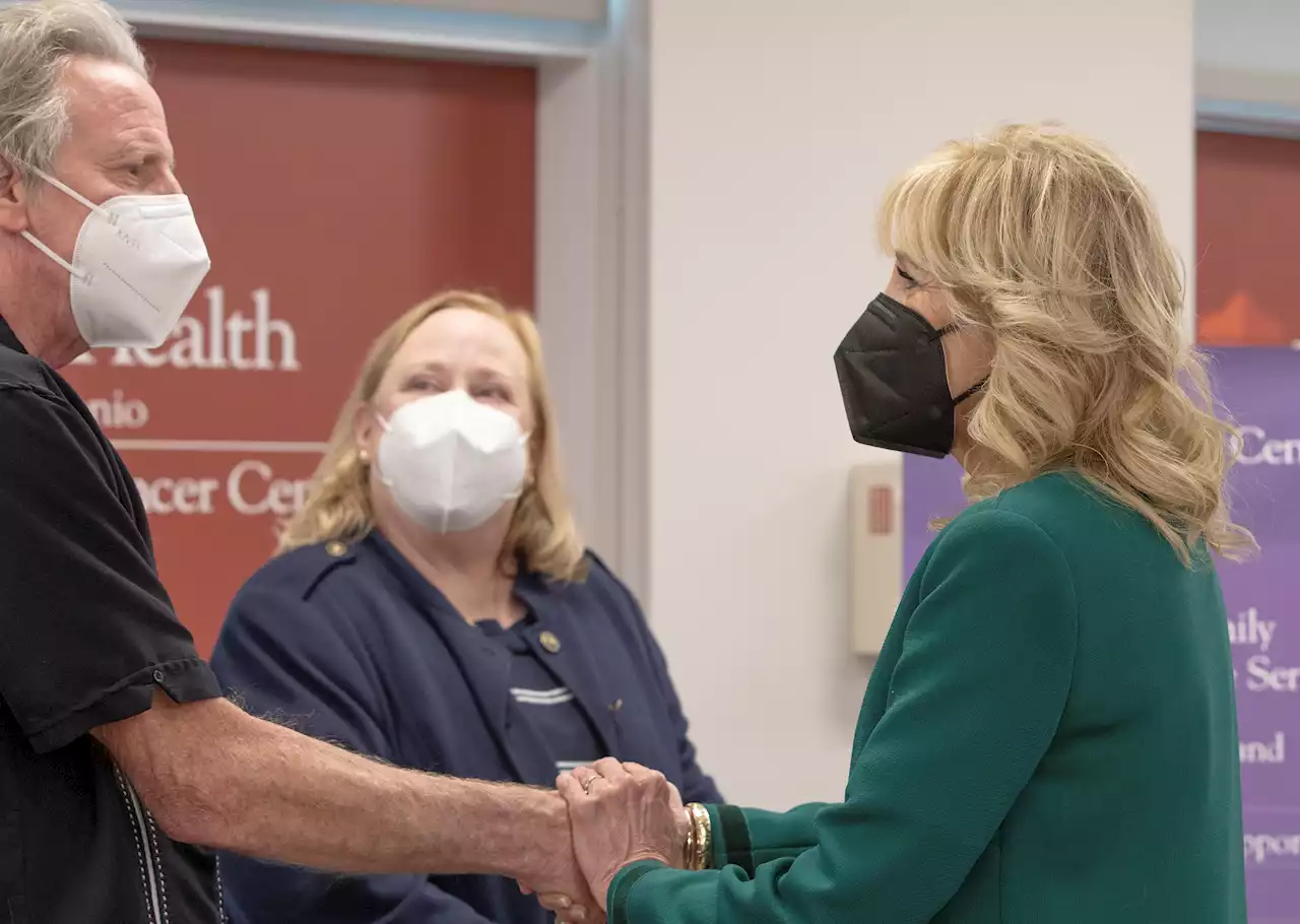 Jill Biden visits Mays Cancer Center for briefing on Latino health disparities