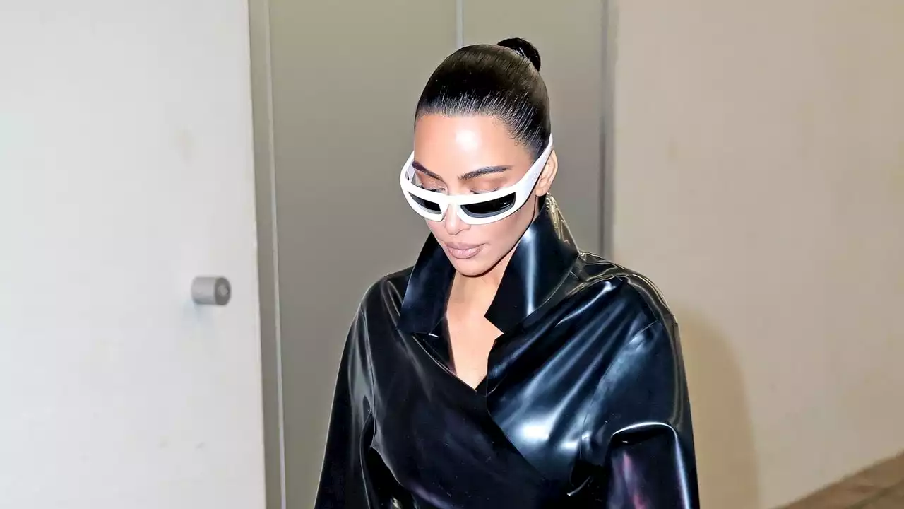 Kim Kardashian Arrived at Milan Fashion Week Ready for the Front Row