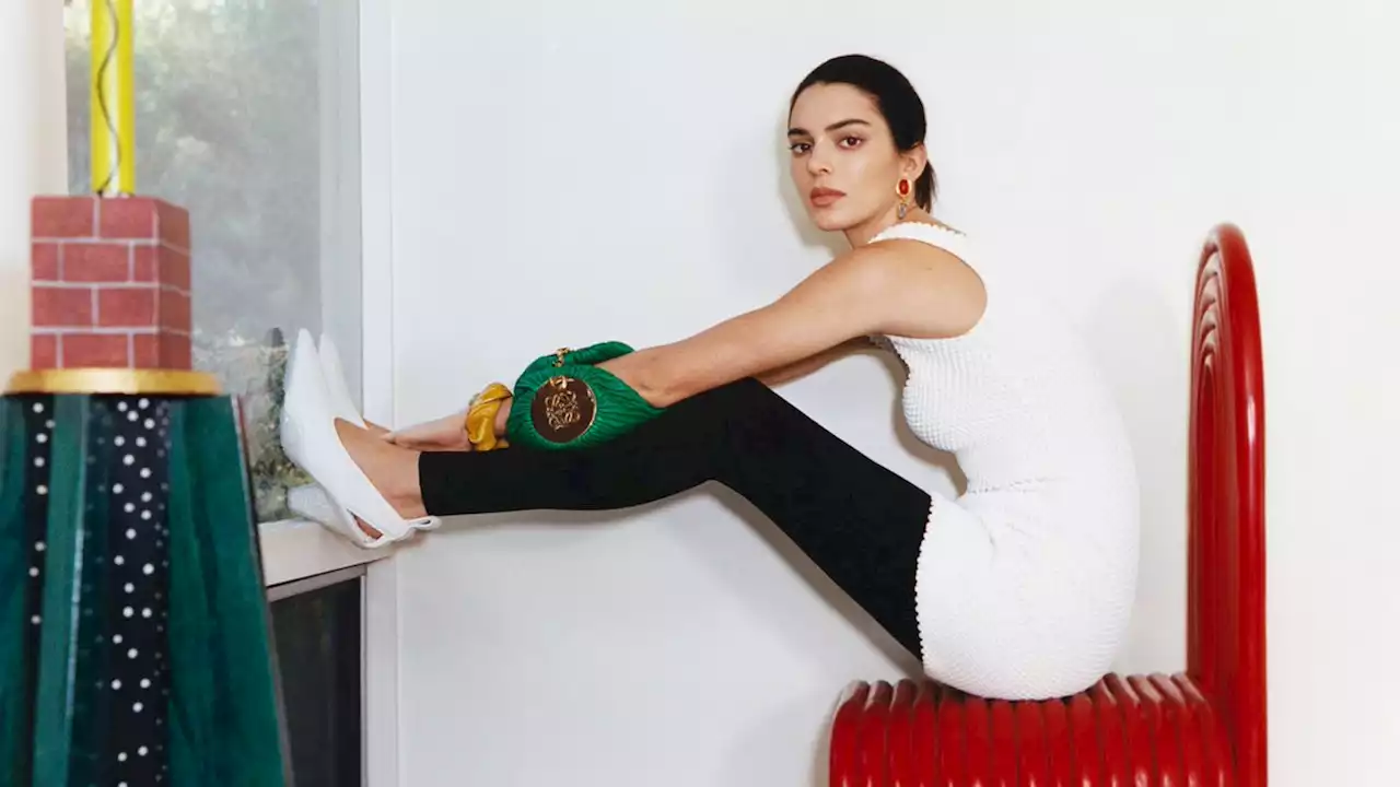 Kendall Jenner Tests Out the Fearlessly Colorful New Minimalism