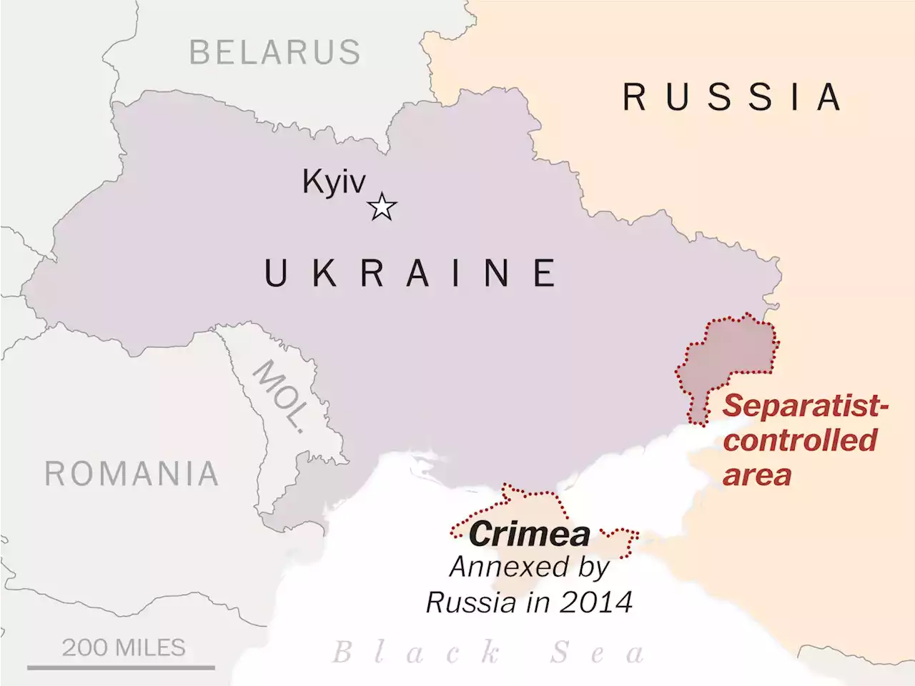 Four maps that explain the Russia-Ukraine conflict