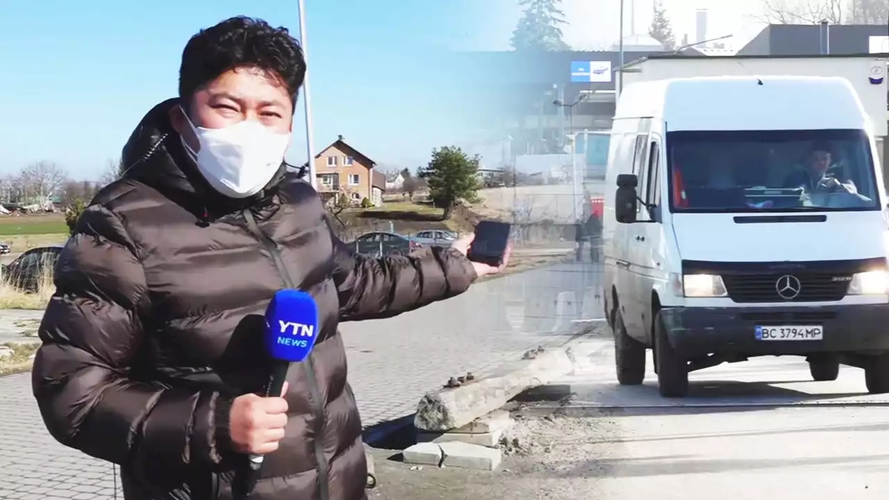 우크라 국경 육로로 탈출 행렬 이어져...주한 대사관도 임시 철수