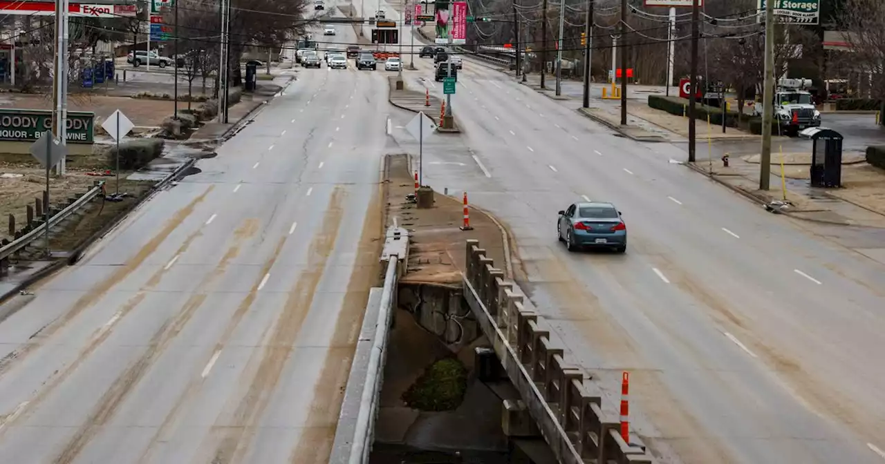 Police report crashes on roads iced over by month’s second winter storm; relief expected Friday