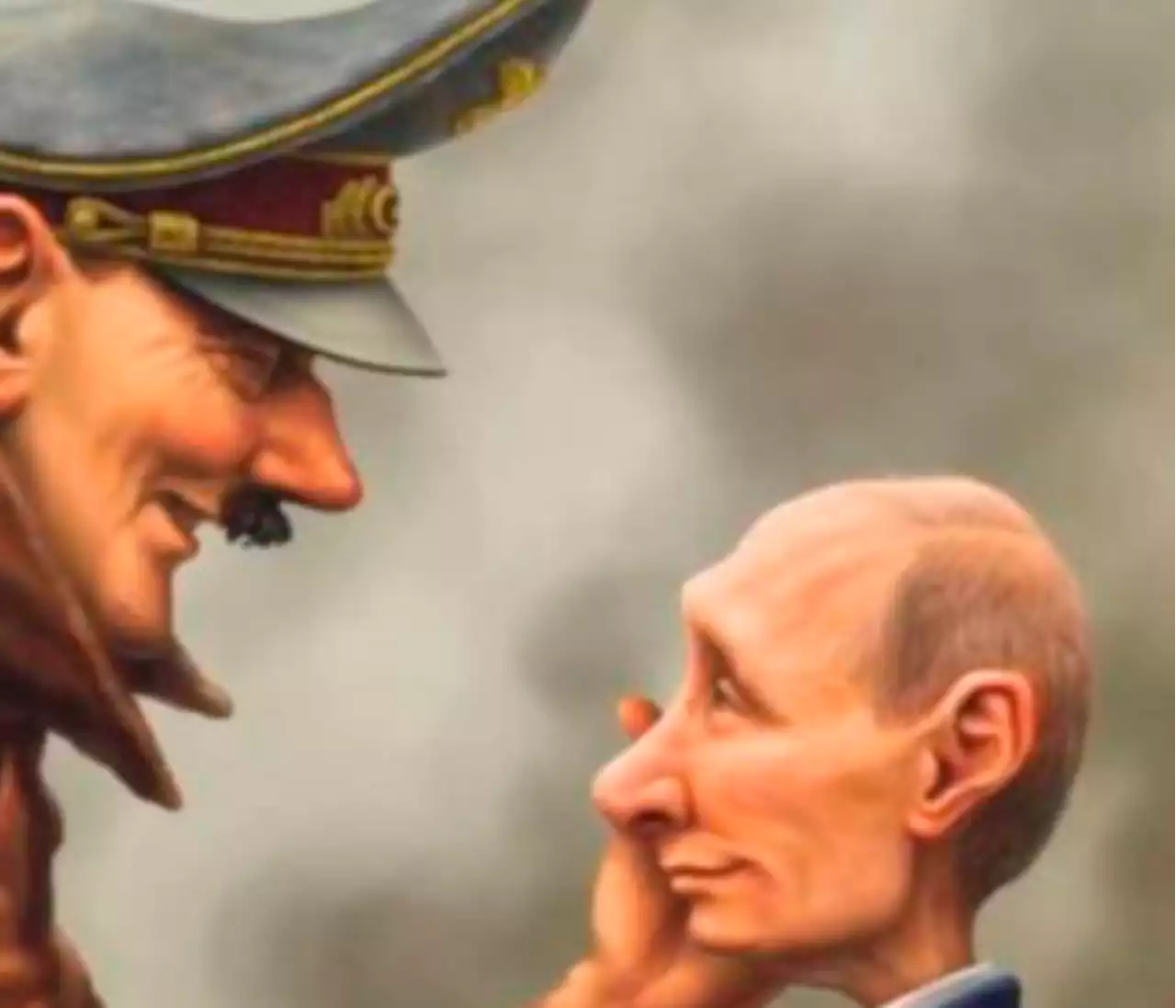 La historia detrás de la polémica caricatura que compara a Putin con Hitler