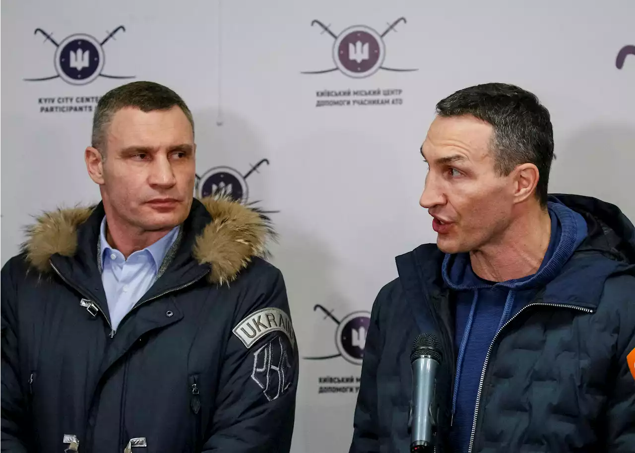 Boxing greats Vitali, Wladimir Klitschko to defend native Ukraine