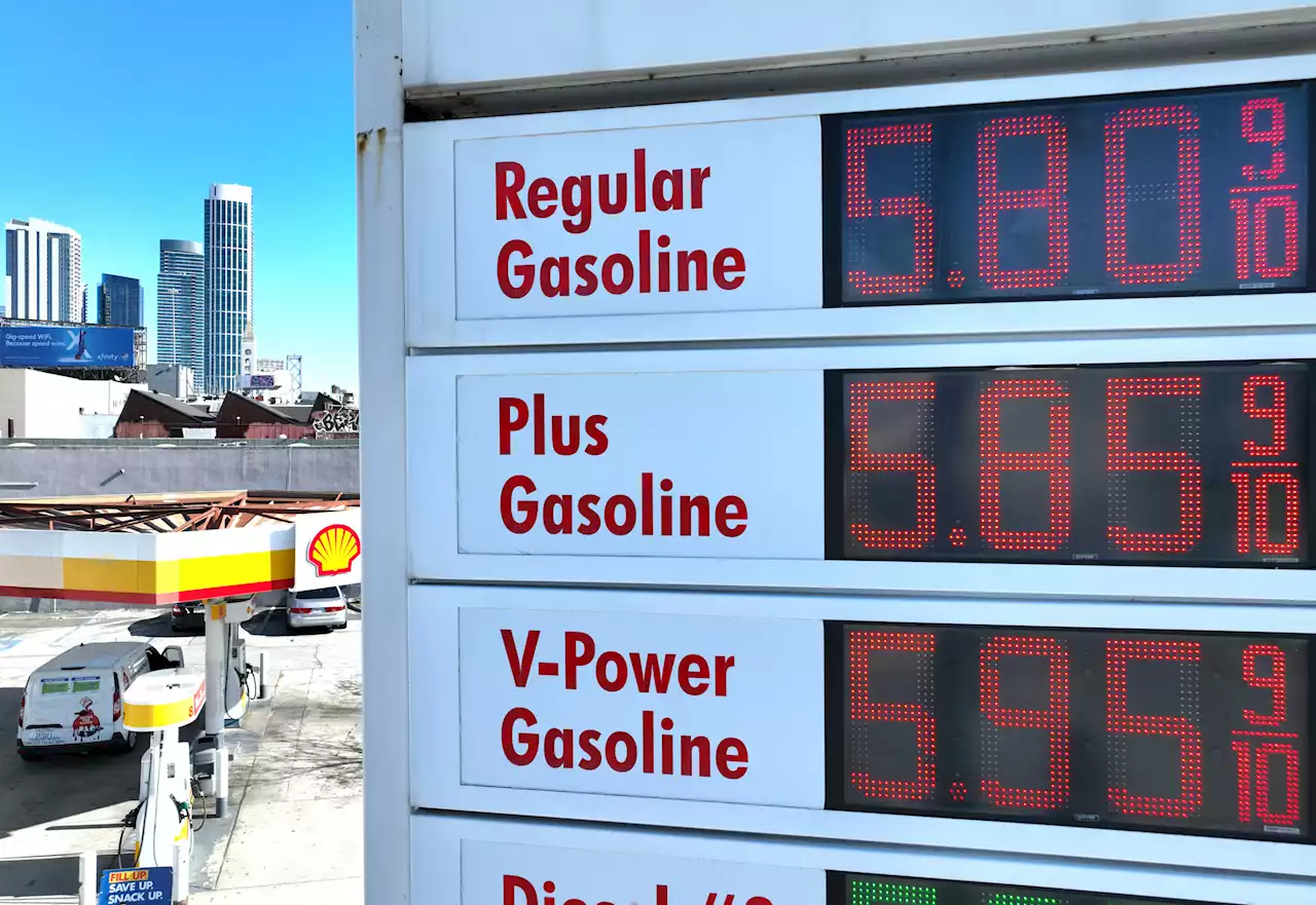 Which states are pushing record high gas prices amid Russian invasion