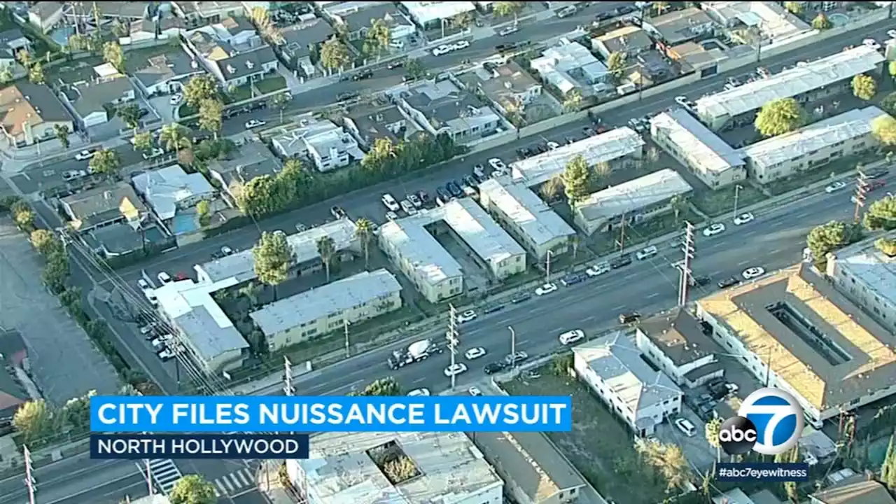 Alleged gang violence at North Hollywood apartment complex prompts city lawsuit