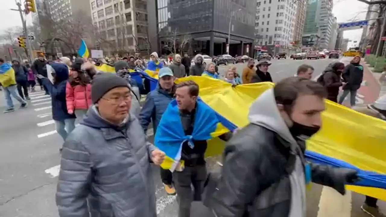 Rallies, vigils continue across Tri-State in support of Ukraine, against Russian aggression