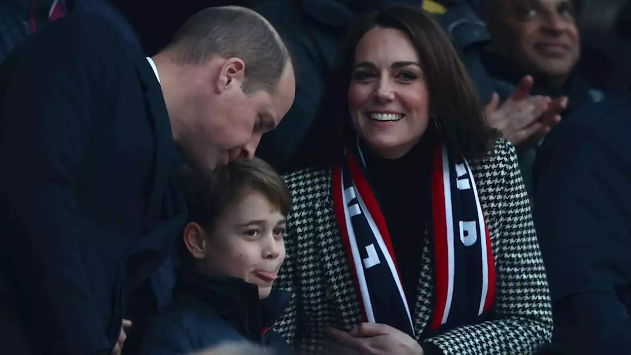 Prinz William + Herzogin Kate: Überraschungsbesuch mit Prinz George beim Rugby-Spiel