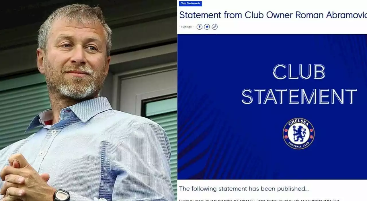 Abramovich, l'oligarca russo lascia il Chelsea: «Lo faccio per il bene del club»