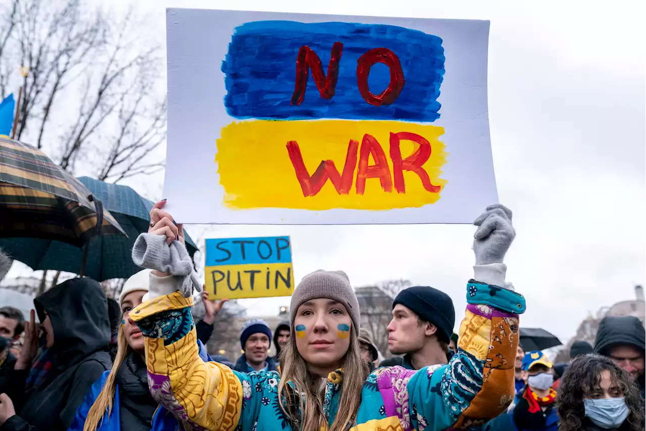 Prayers and despair: Ukrainians in the US decry invasion