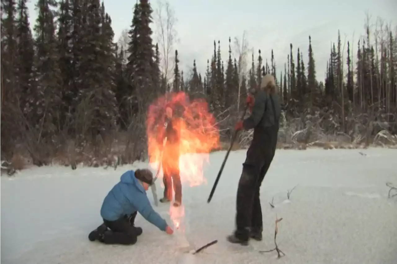 University of Alaska Fairbanks studies methane gas build up in Alaskan ice