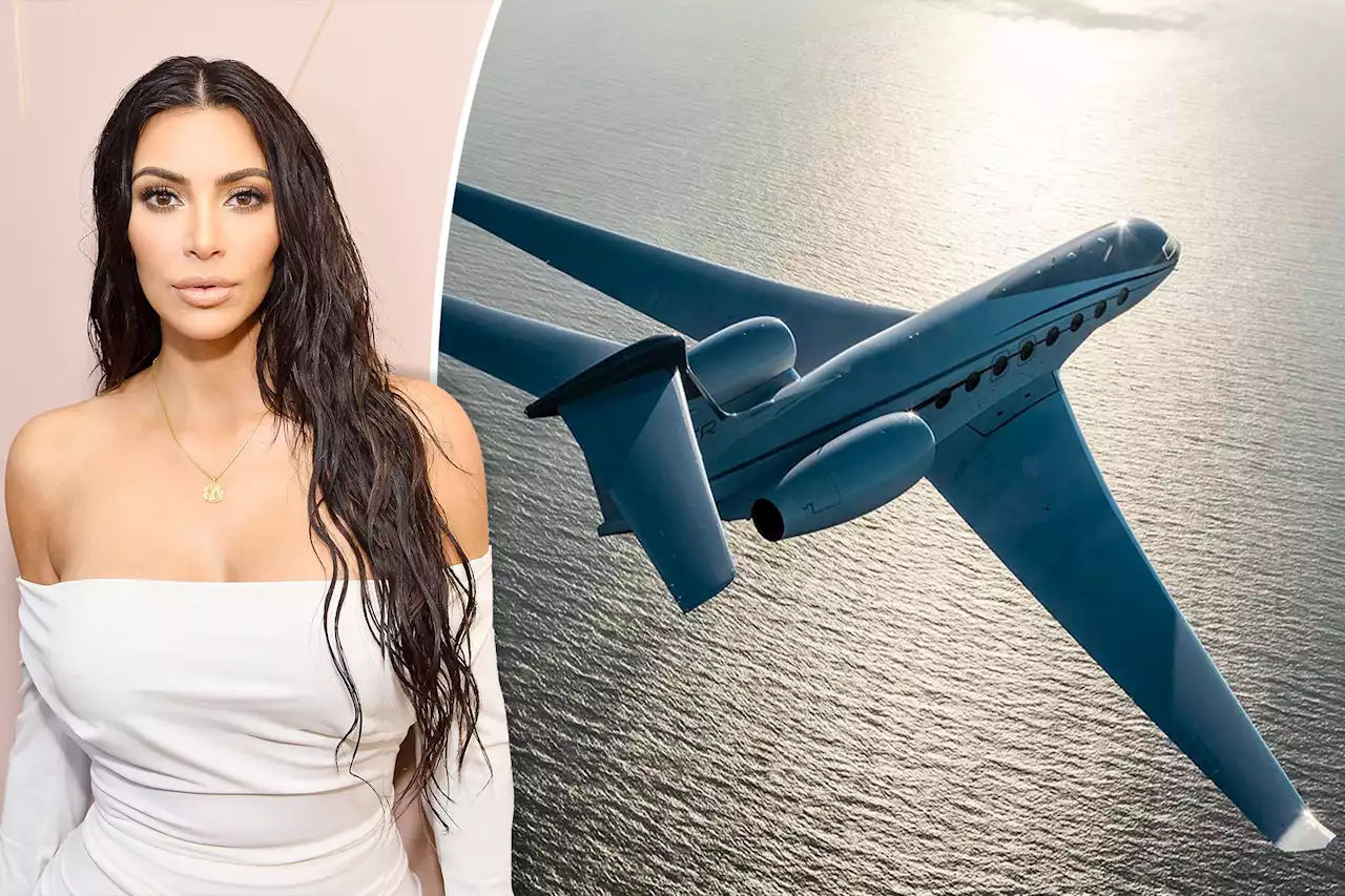 Kim Kardashian takes to the skies — in her new $95 million private jet