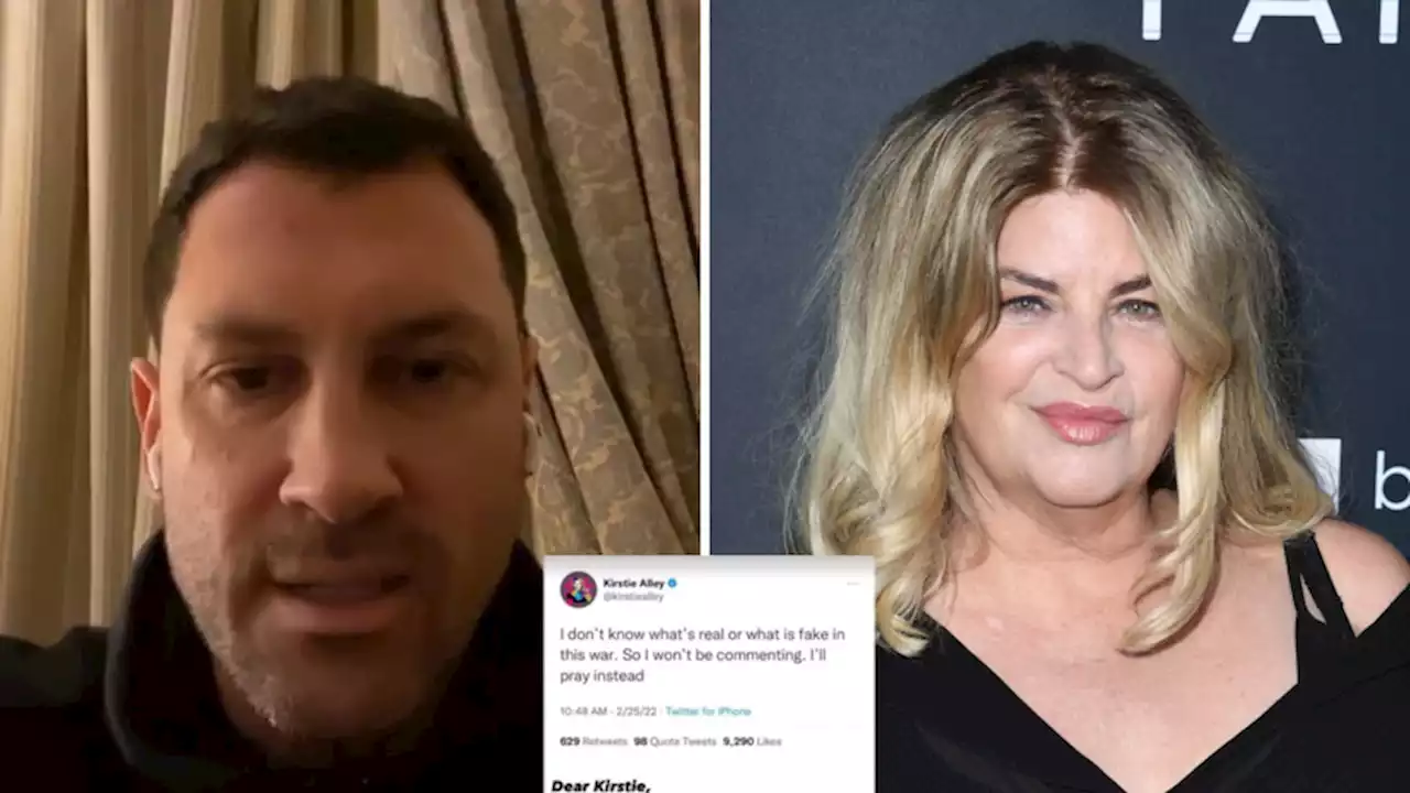 Maksim Chmerkovskiy Slams Former DWTS Partner Kirstie Alley Over Ukraine Misinformation Tweet