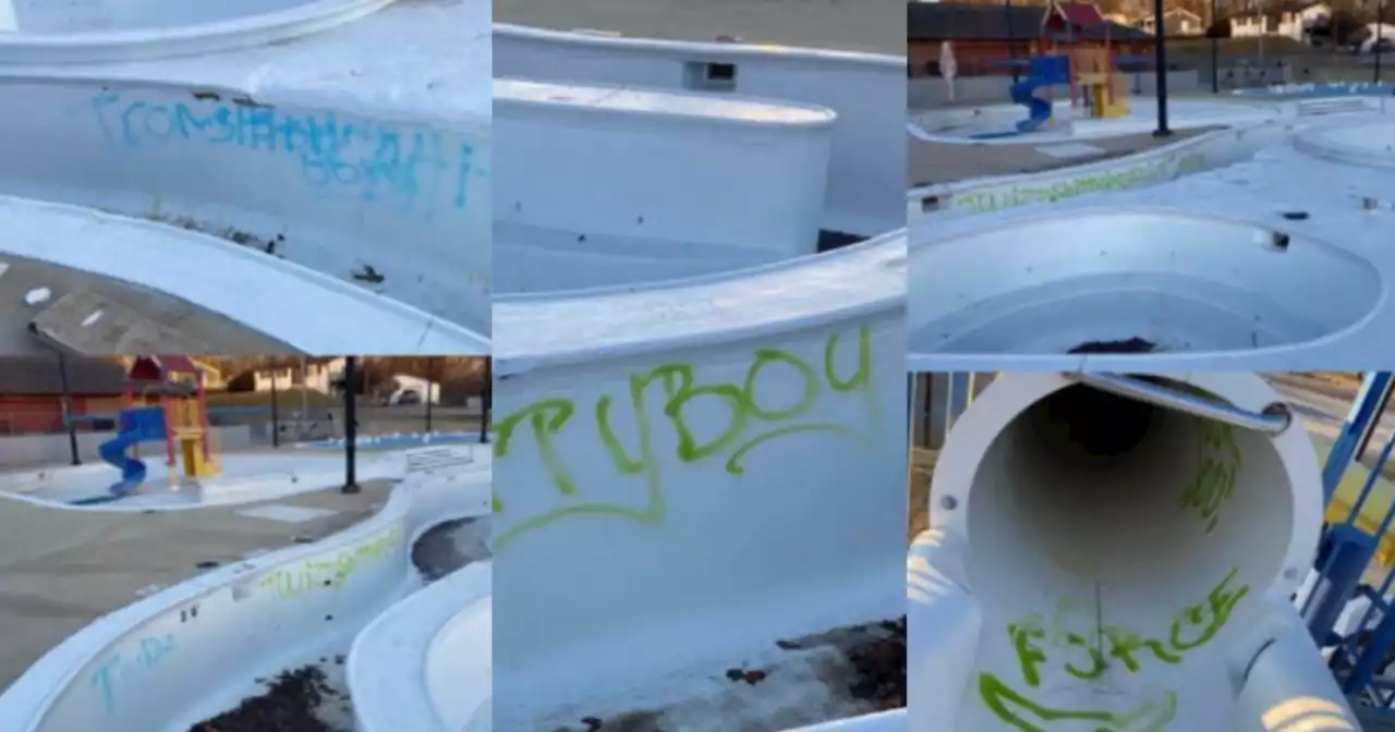 Aquatic center in Danville vandalized; police looking for information