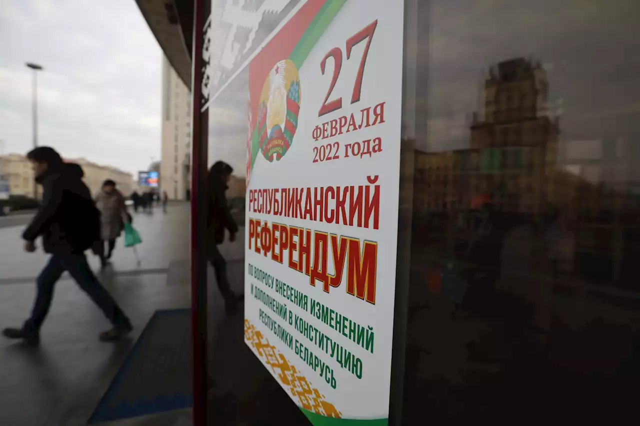 Belarus holds constitutional vote as crisis in Ukraine rages