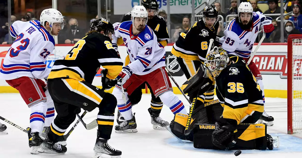 Jarry's 27 saves, Malkin's goal lead Penguins by Rangers