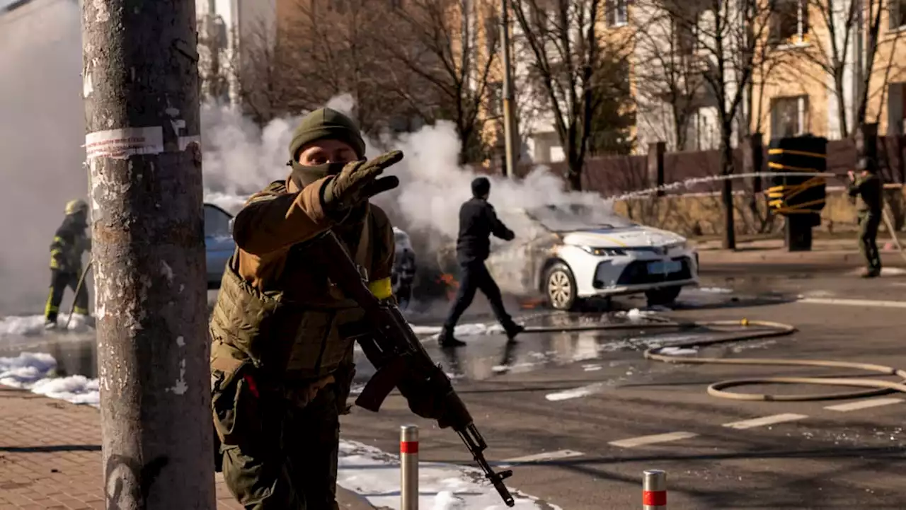 Kyiv under curfew as Russians shell outskirts, some still trying to leave