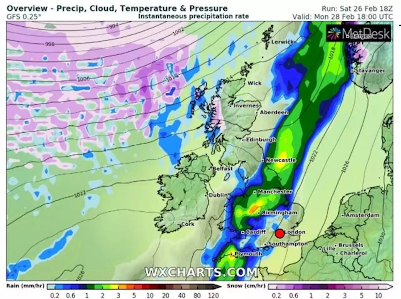 Arctic front to bring -8C temperatures as flood warnings issued