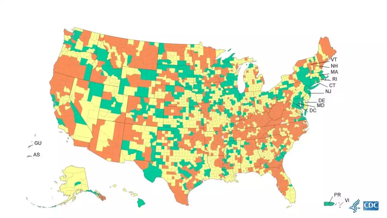 CDC tool shows pandemic guidelines in your area