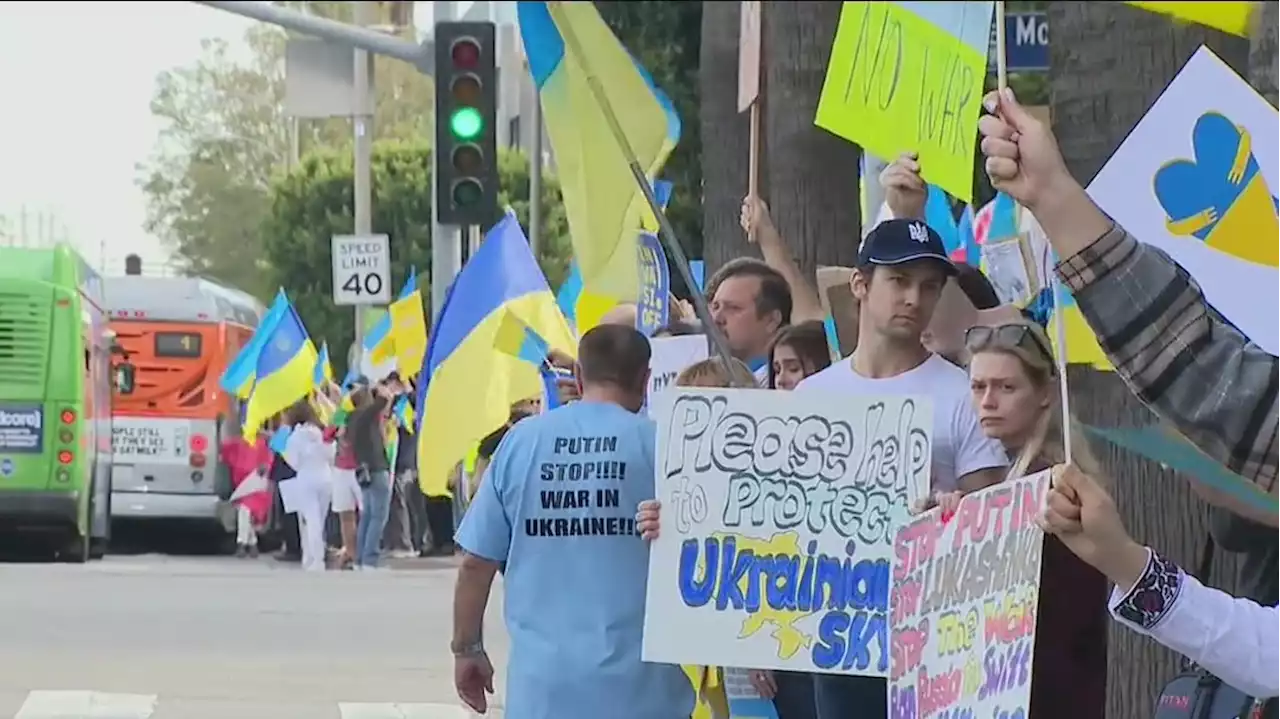 Westwood protest shows solidarity with Ukraine