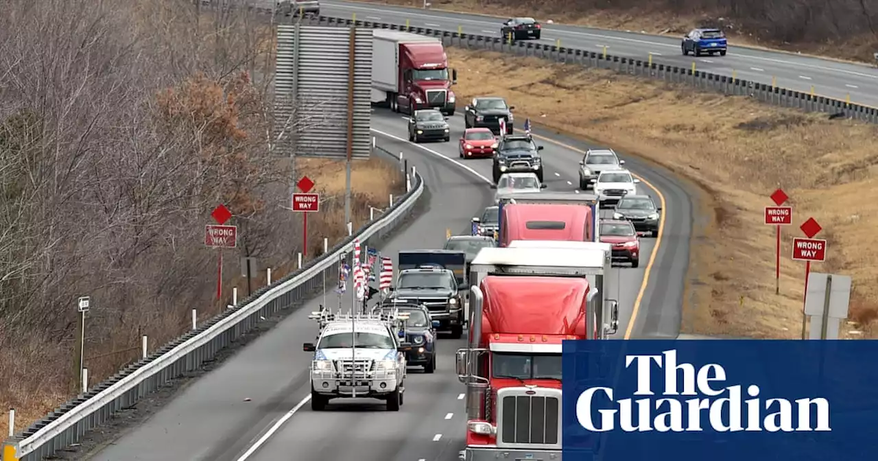 ‘Don Quixote-like quest’: Ukraine attack and easing Covid mandates leave US trucker protest on the fringe