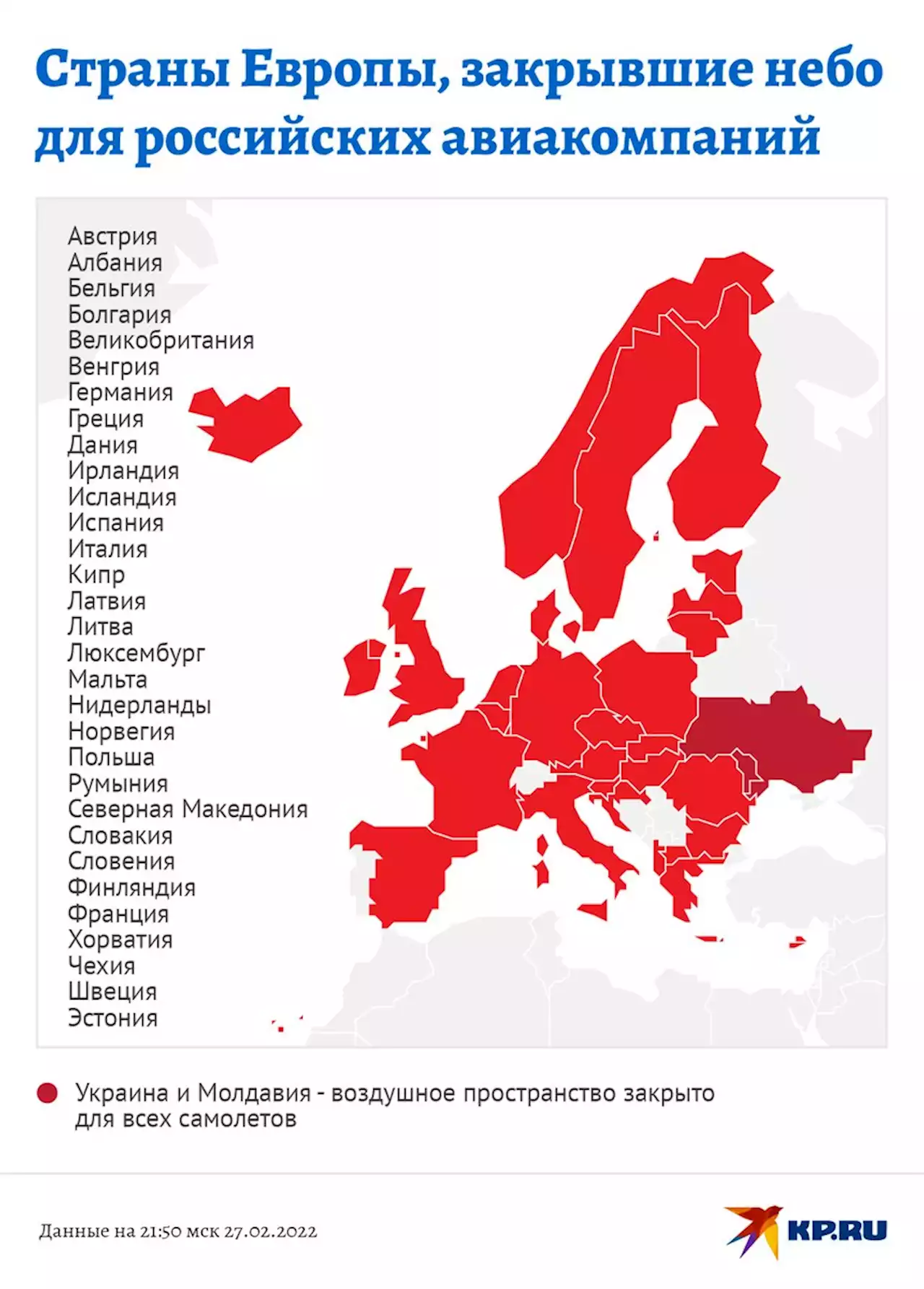 ЕС закрыл воздушное пространство для российских самолетов: что это значит для пассажиров и авиакомпаний