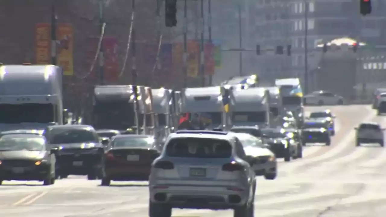 ‘United:' Truck Convoy in Support of Ukraine Arrives in Chicago