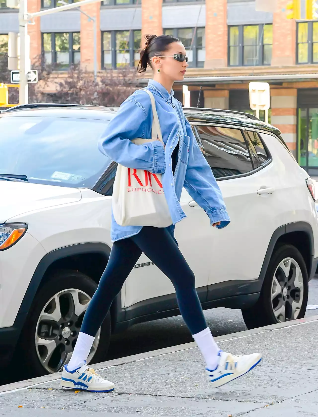 Bella Hadid’s Slicked-Back Hair Look Has Inspired The #OlaplexBun Trend On TikTok