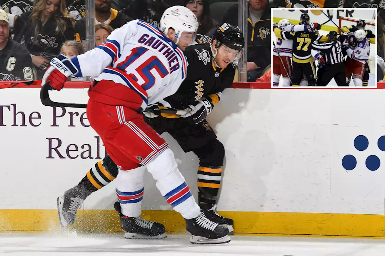 Rangers blanked by Penguins in chippy playoff-like battle