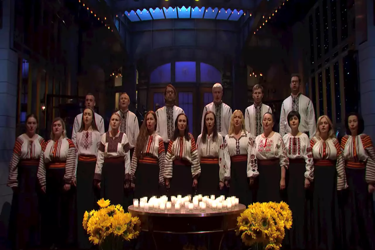 ‘SNL’ begins first show in a month with Ukrainian choral performance in display of solidarity