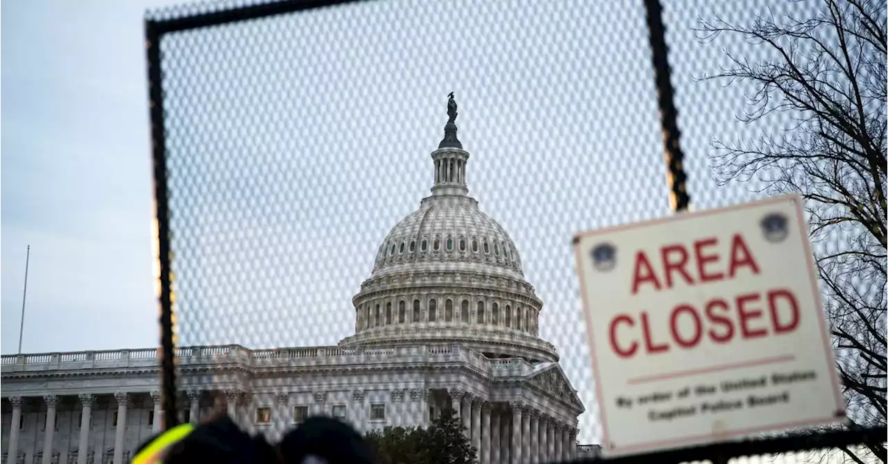 U.S. Capitol barricades return as truckers head to Washington