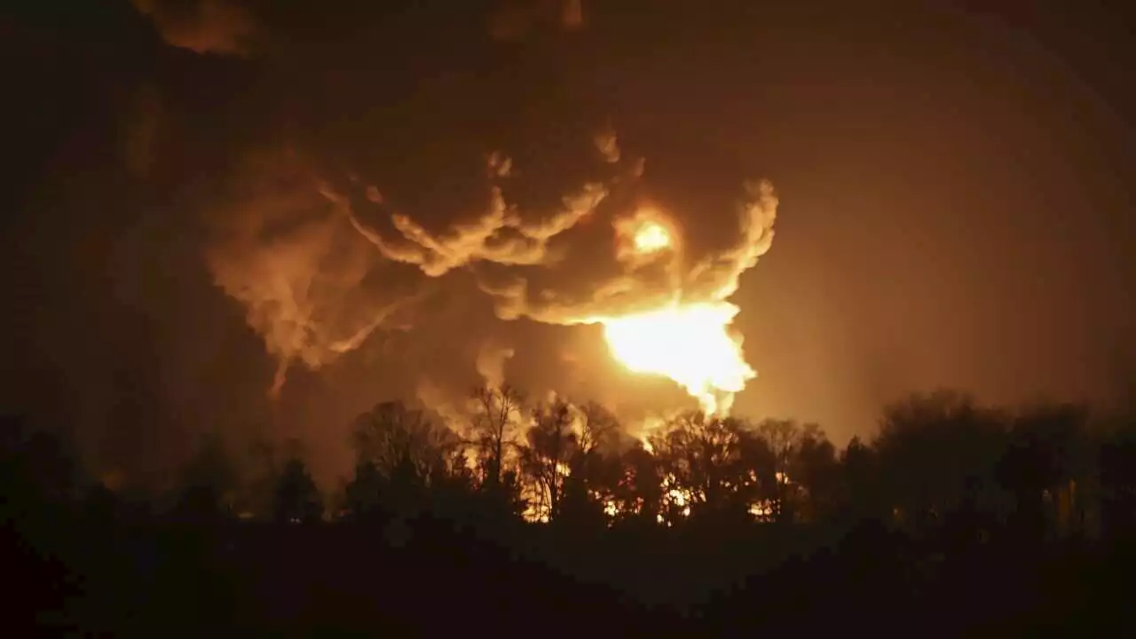 Russian forces attack oil and gas facilities in Ukraine as West prepares sanctions