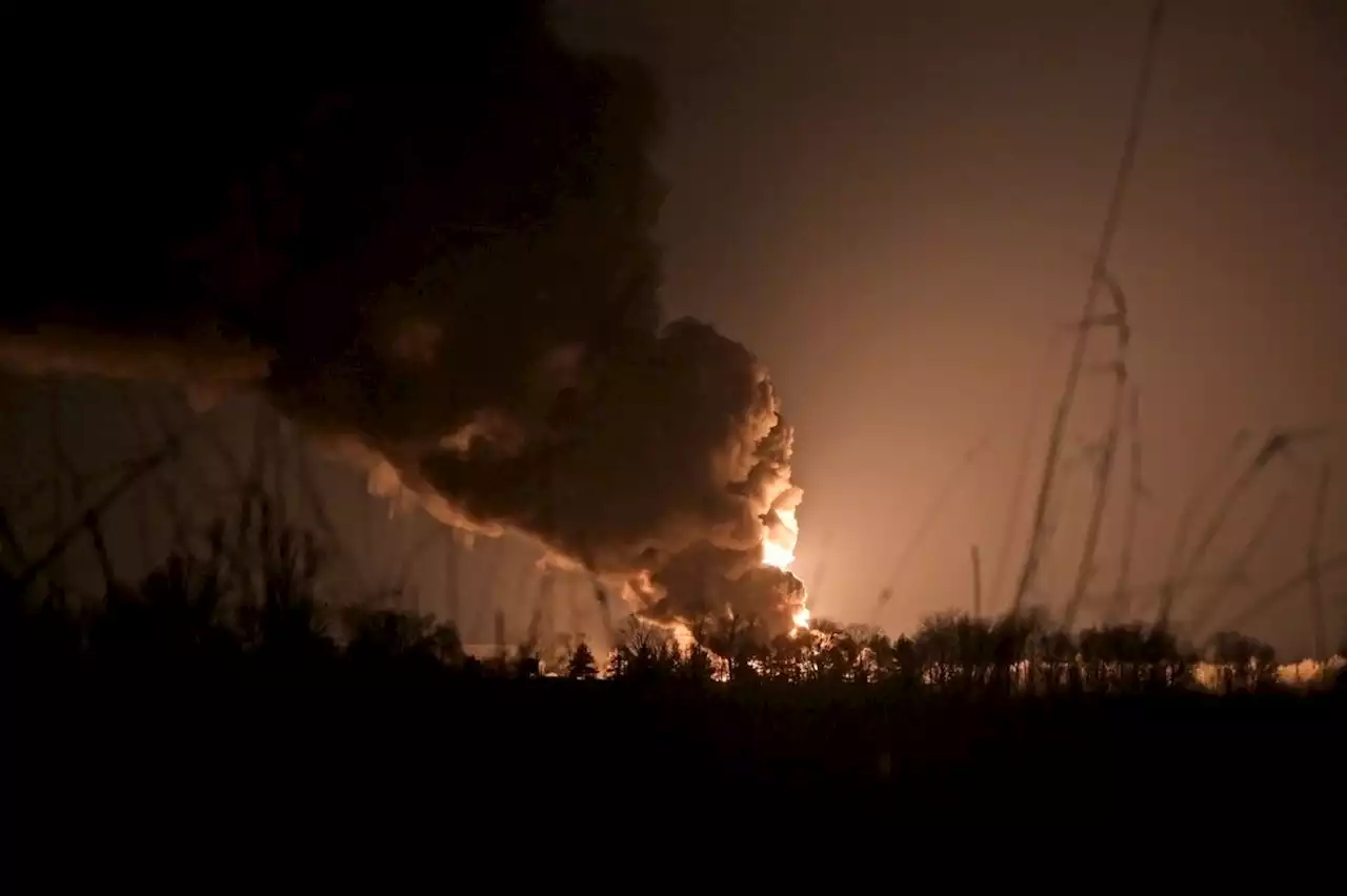 Ukraine live: Russian troops enter Kharkiv as missile hits refinery