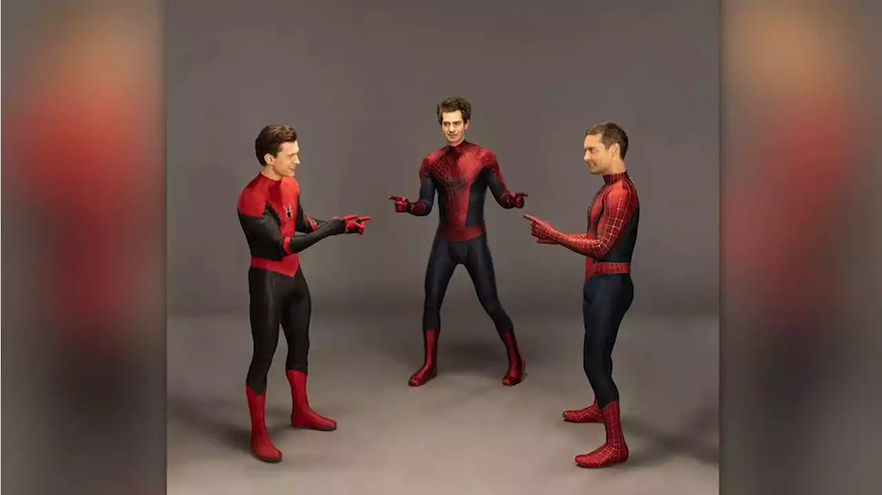 Tom Holland, Tobey Maguire, Andrew Garfield recreate iconic Spider-Man meme